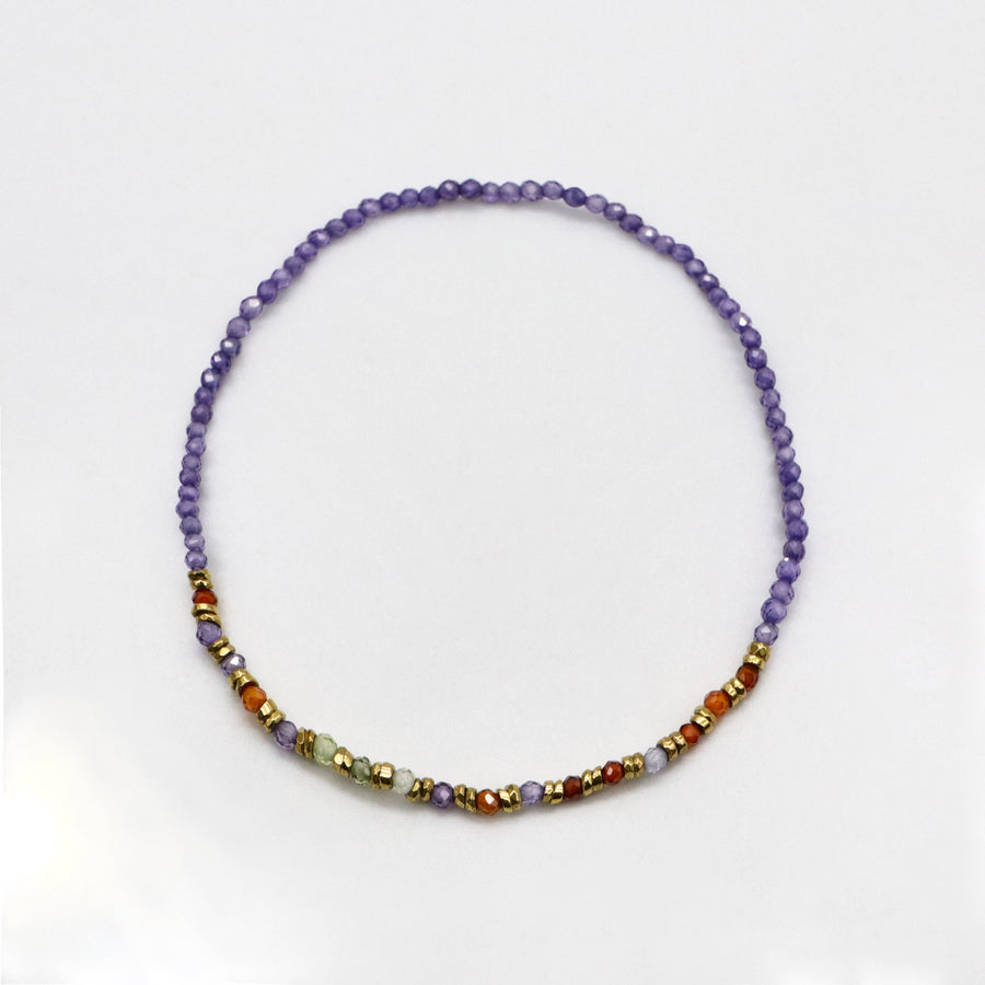 Simple Style Small Bead Luxurious Bracelet Set