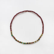 Simple Style Small Bead Luxurious Bracelet Set