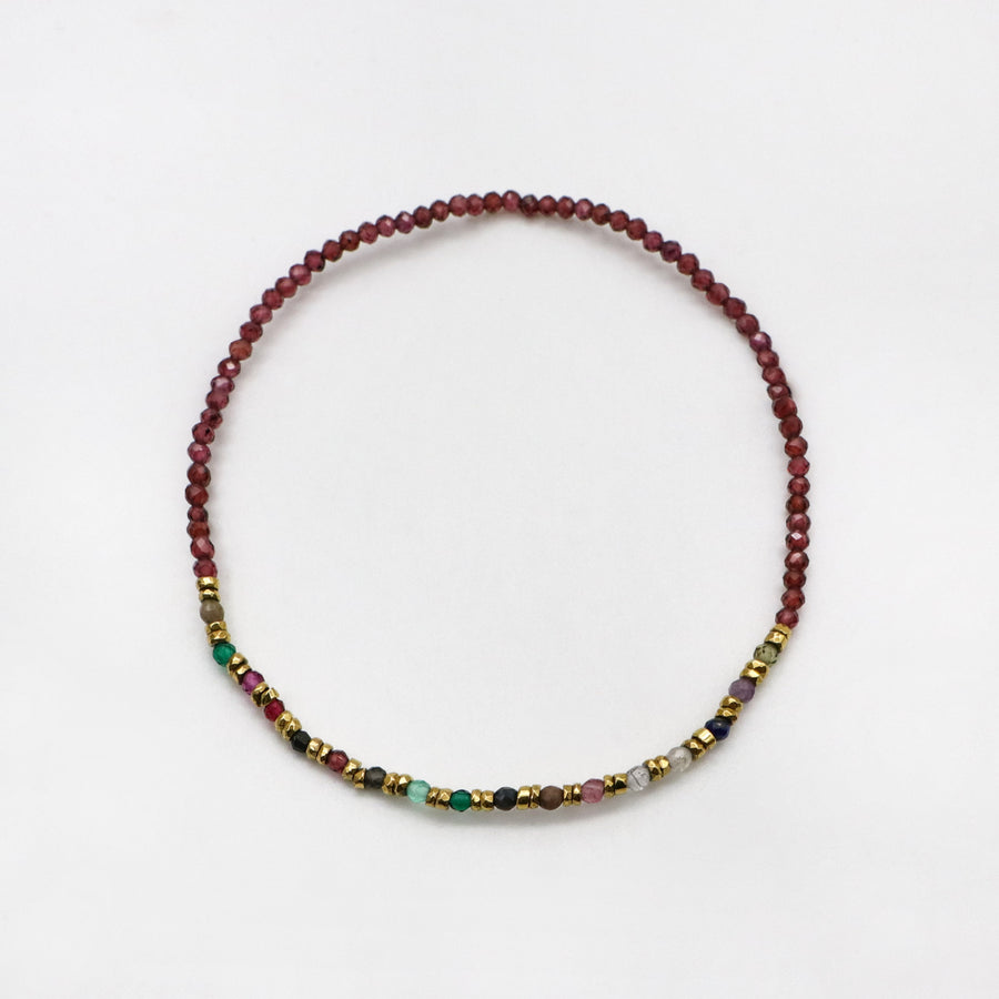 Simple Style Small Bead Luxurious Bracelet Set