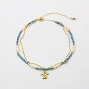 Luxurious Style Pearl With Chain Bracelet Set [B50]