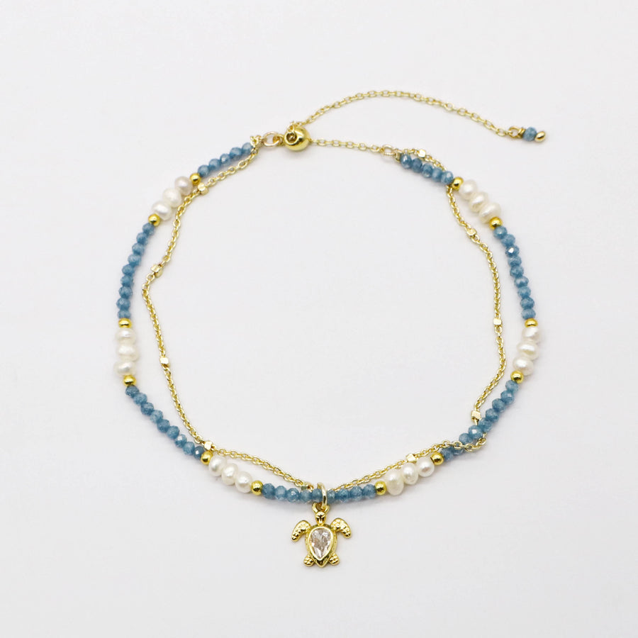 Luxurious Style Pearl With Chain Bracelet Set [B50]
