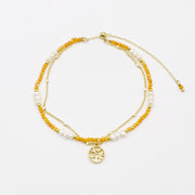Luxurious Style Pearl With Chain Bracelet Set [B50]