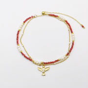 Luxurious Style Pearl With Chain Bracelet Set [B50]