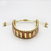 Bohemian Style Jade Hematite Hand-woven Bracelet