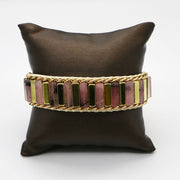 Bohemian Style Jade Hematite Hand-woven Bracelet