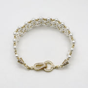 Ballet Style Luxury Mop Pearl Hand-woven Wristband