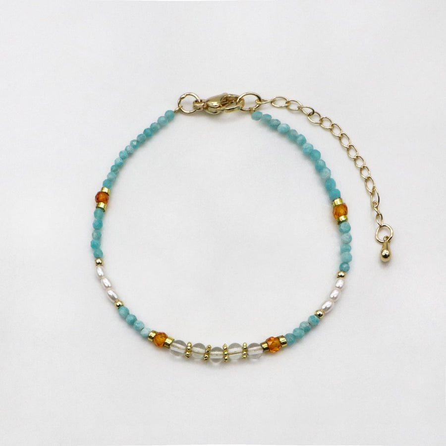 Luxurious Style Turquoise Woven Bracelet Set