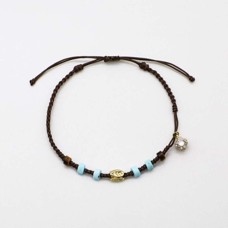 Old-growth Forest Style Mix Stone Bracelet Set