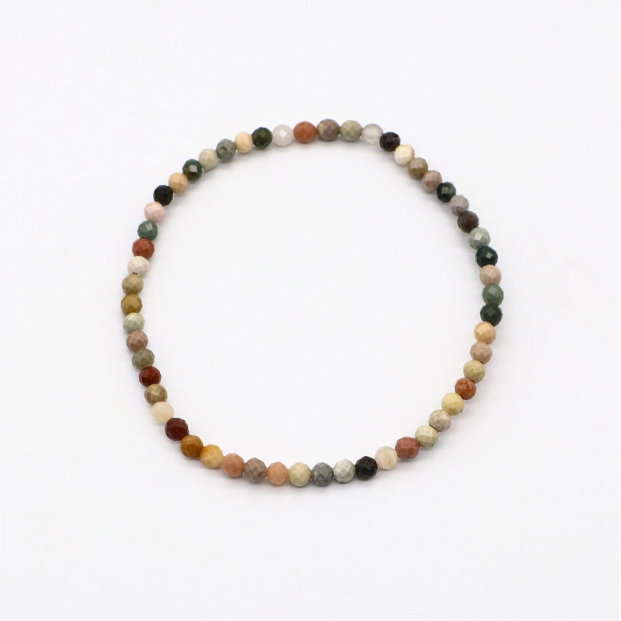 Bohemian Style Layered Bracelet Set with Sunstone Chips [B175]
