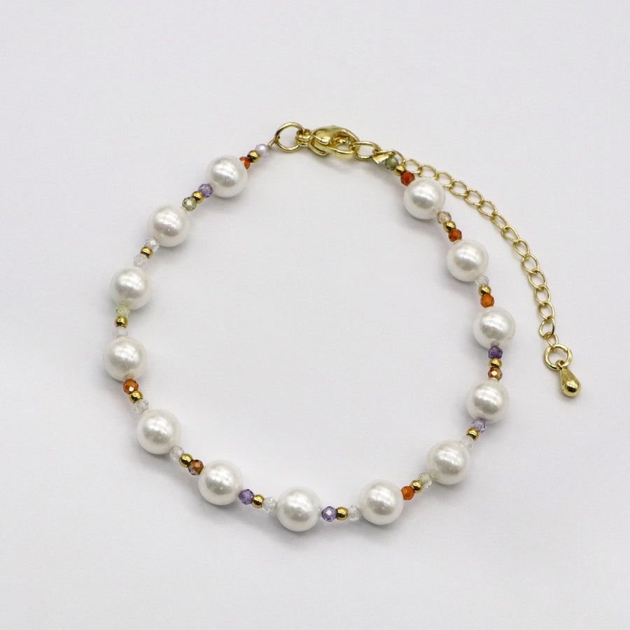 Vintage Style Irregular Stone Bracelet Set