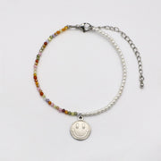 Vintage Style Irregular Stone Bracelet Set