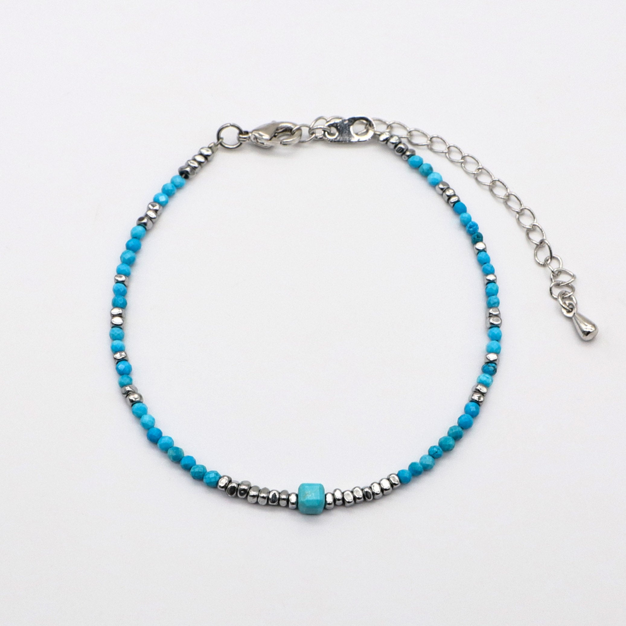 Bohemian Turquoise  Pearl Star Charm Layer Bracelet Set