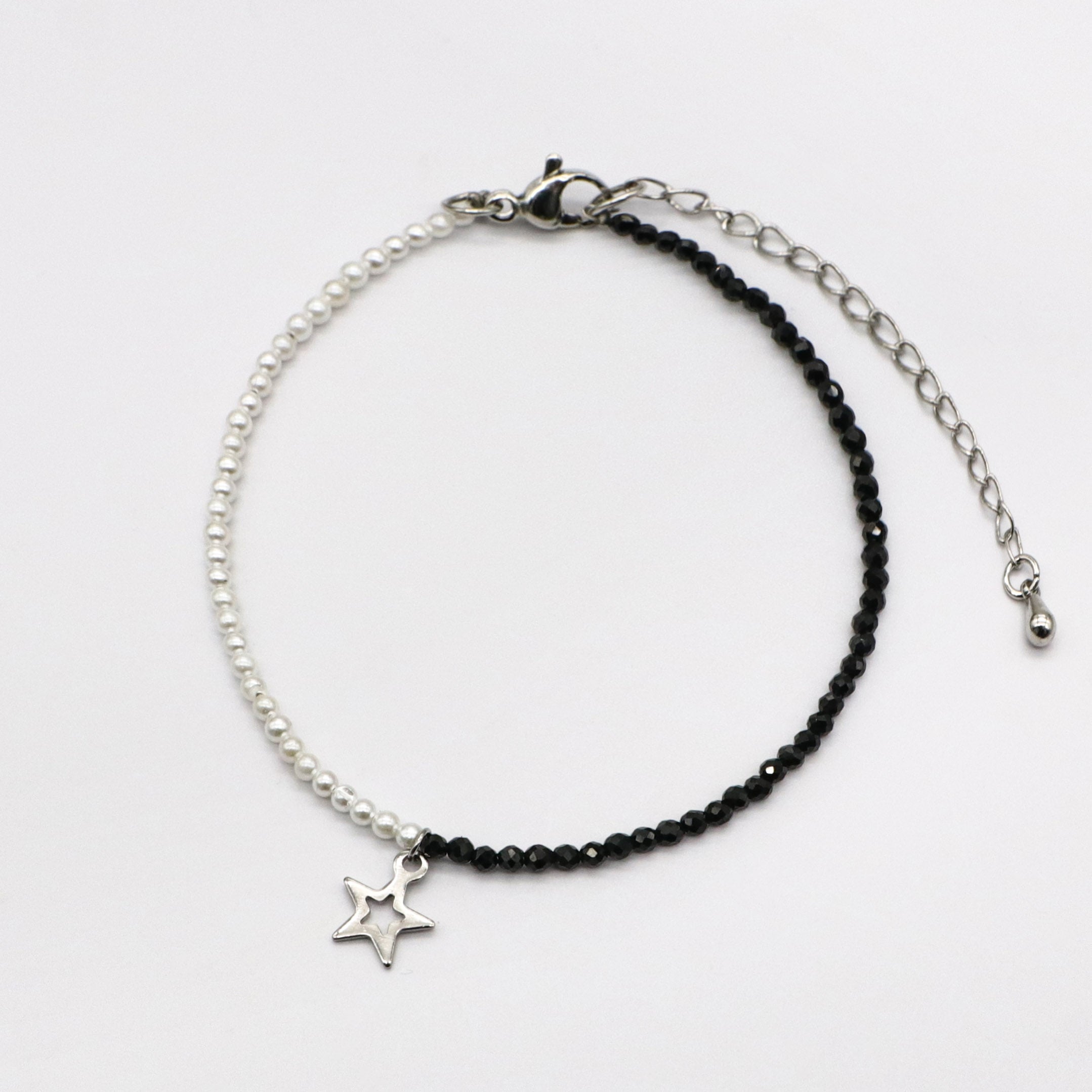 Bohemian Edgy Beaded Elephant And Star Bracelet Set