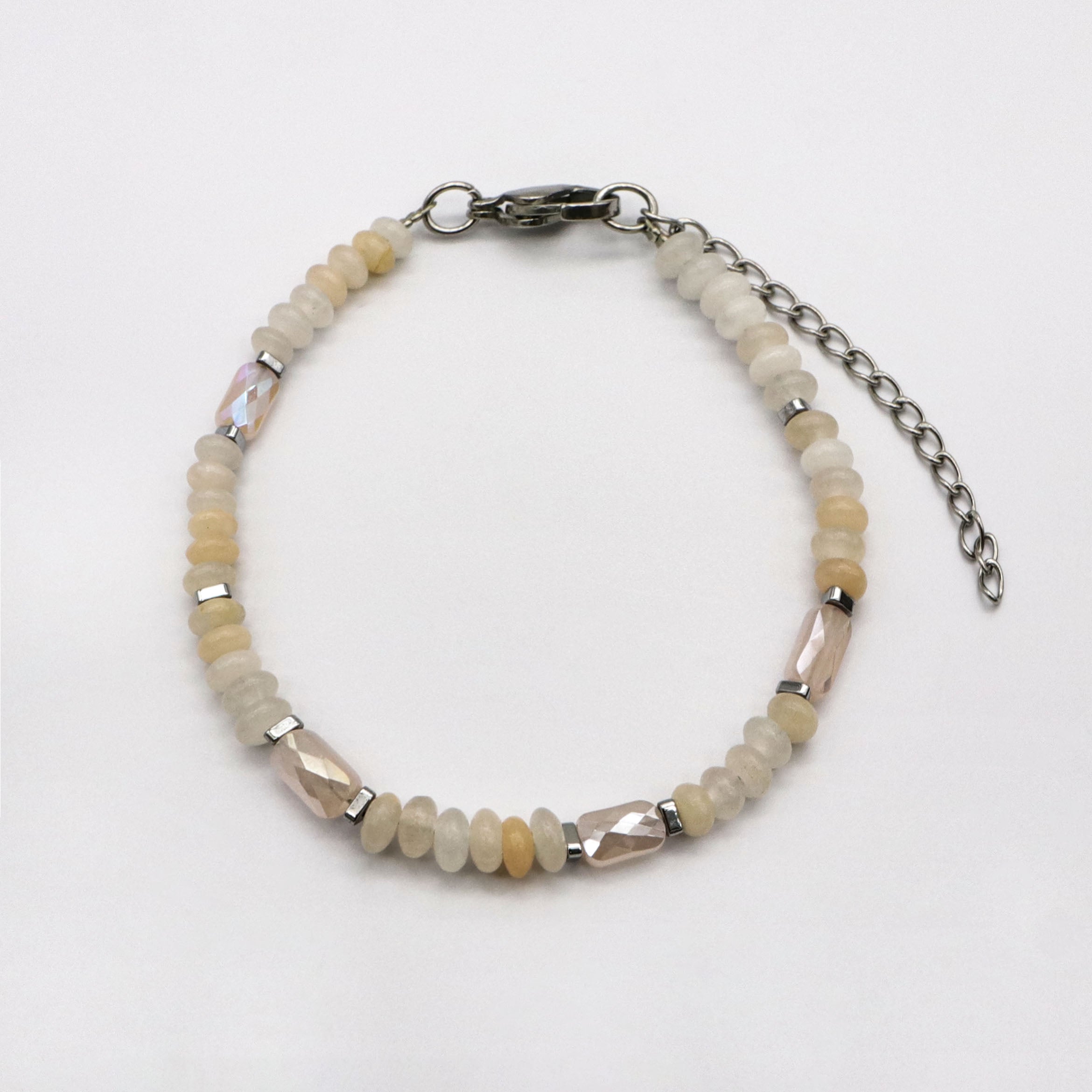 Dopamine Style And Bling Bling Crystal Woven Bracelet Set