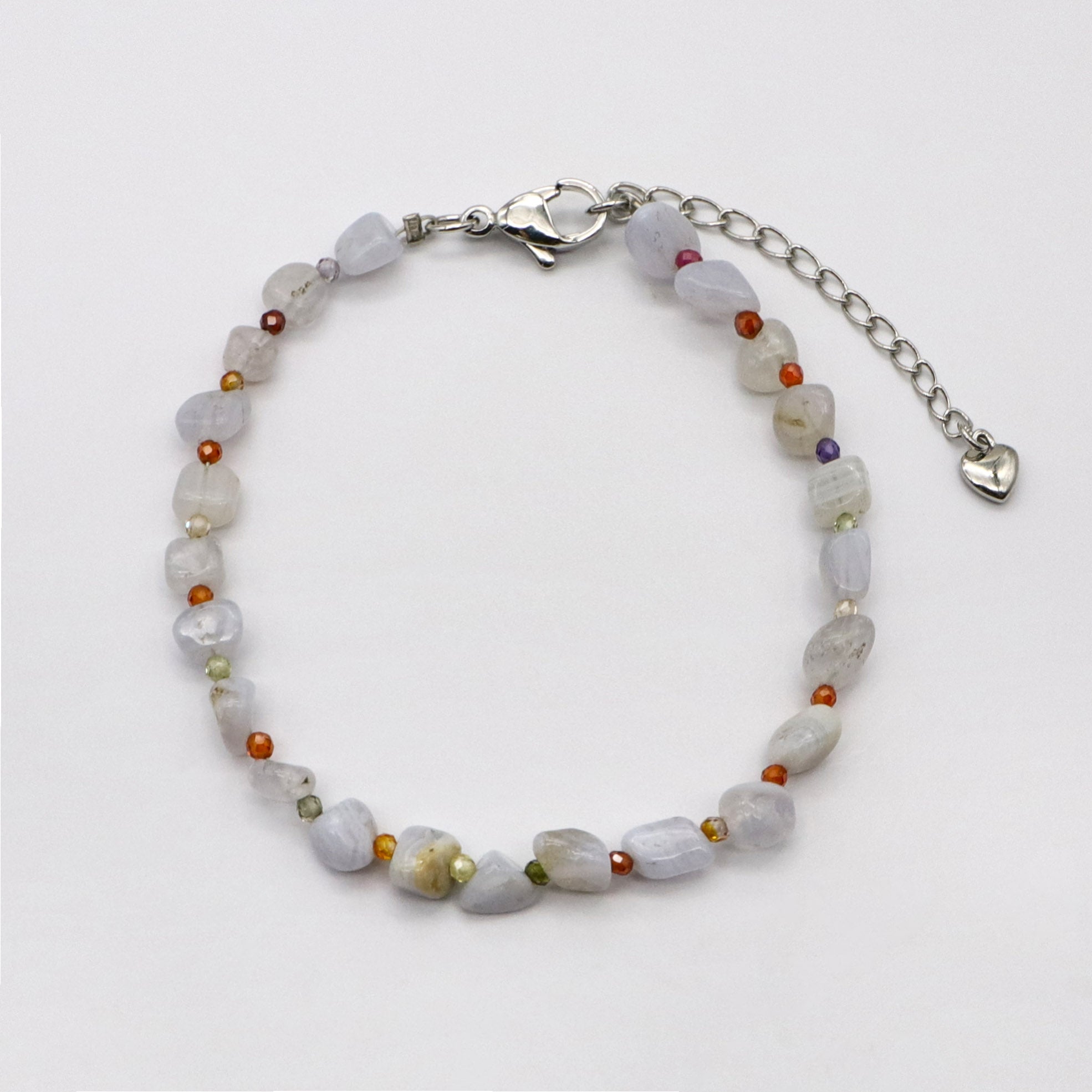 Bohemian Style Luxurious Irregular Amethyst Bracelet Set