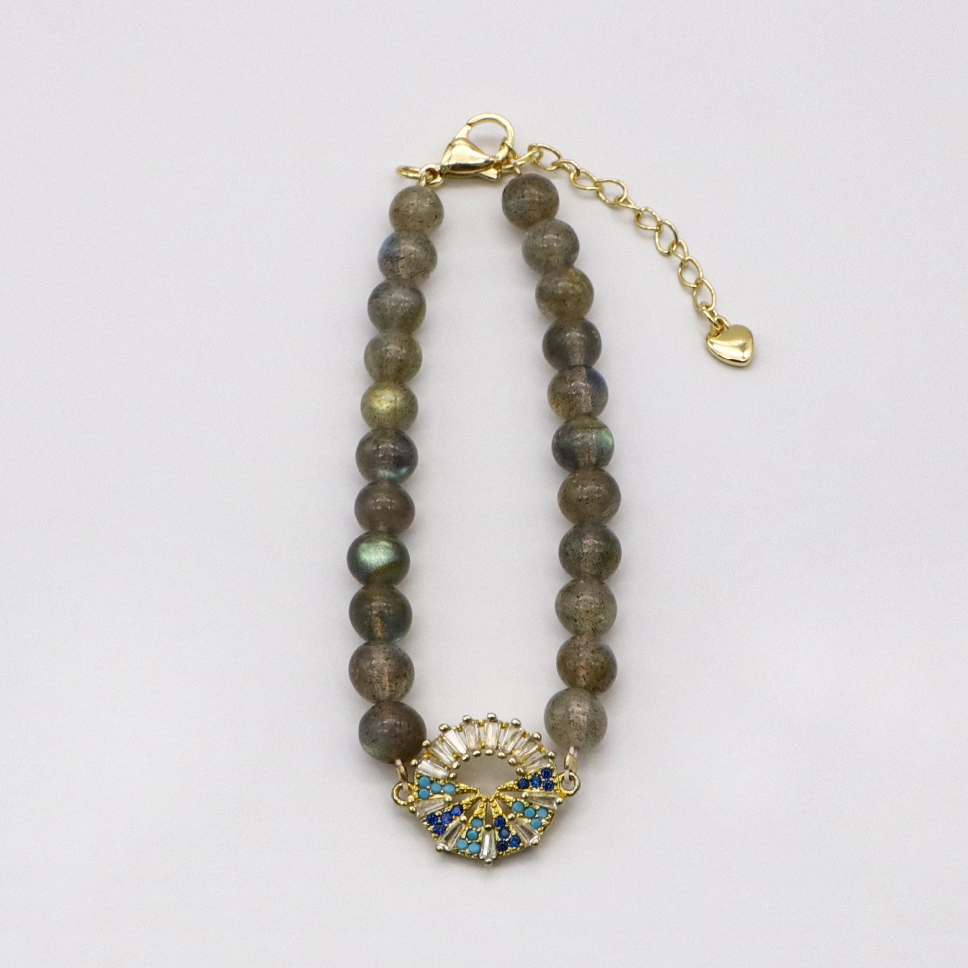 Classic Style Luxurious Labradorite Bracelet Set