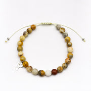 Simple Style Tiger eye And Red Stone Bracelet Set [B106]
