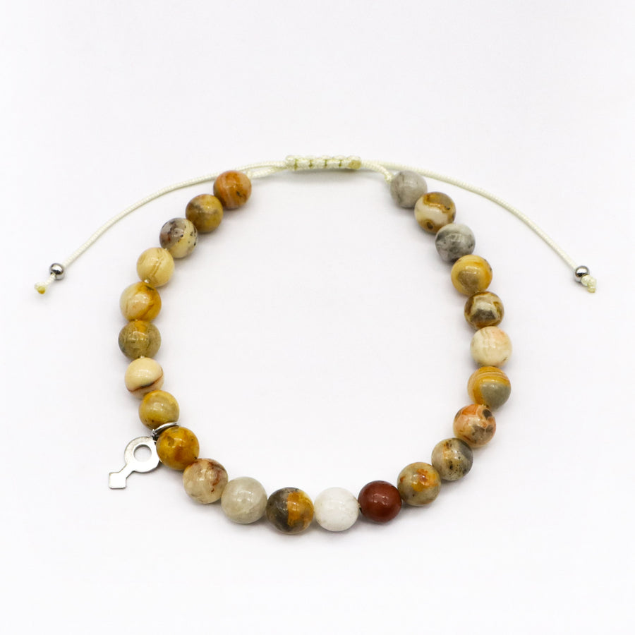 Simple Style Tiger eye And Red Stone Bracelet Set [B106]