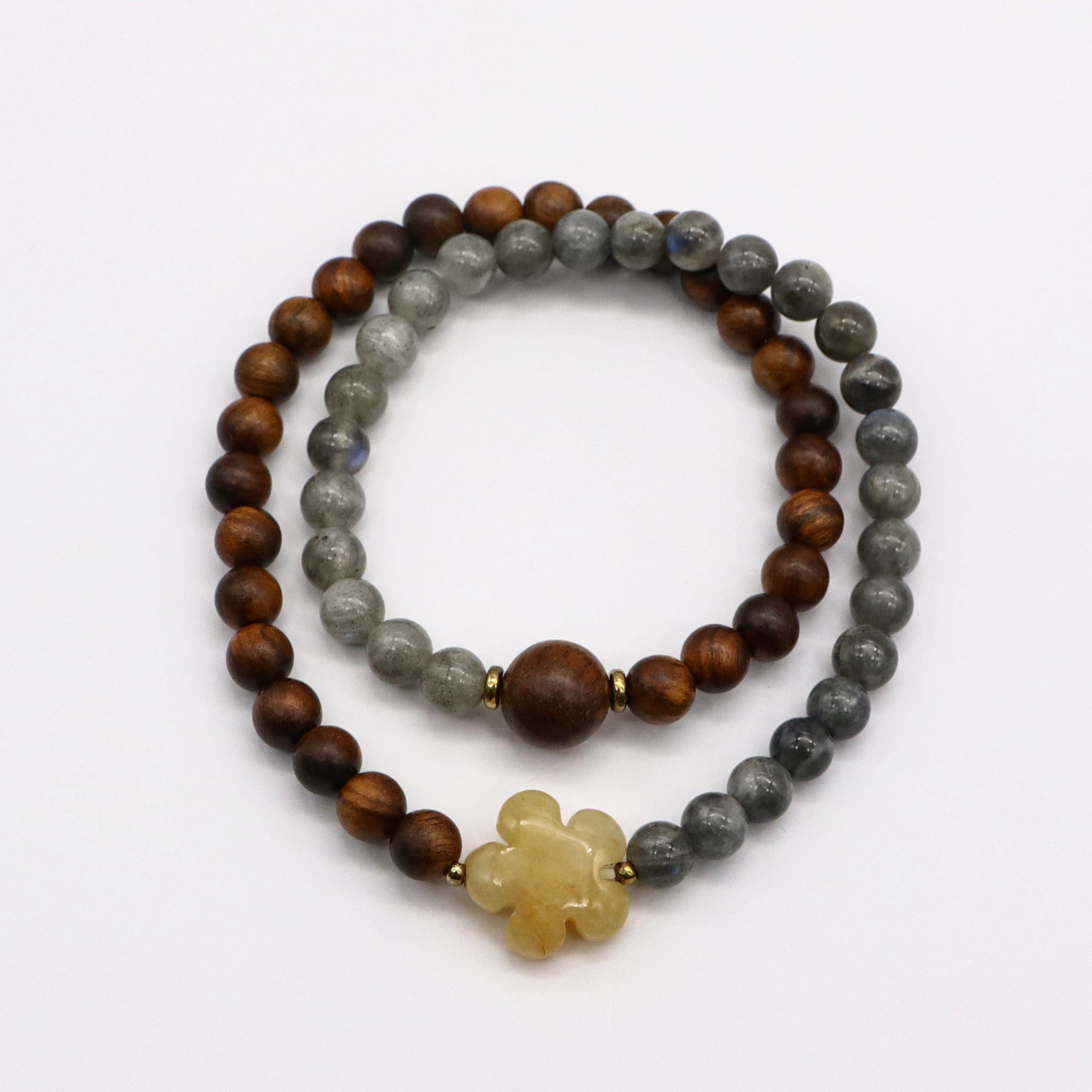 Simple Style Labradorite Bracelet