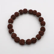 Simple Style Lava Stone Bracelet Set