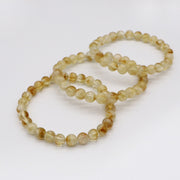 Simple Style Yellow Citrine Bracelet