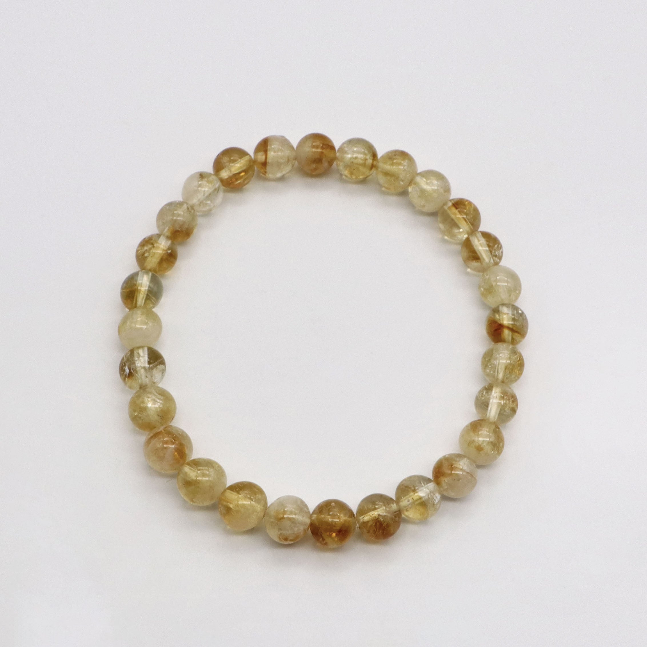 Simple Style Yellow Citrine Bracelet
