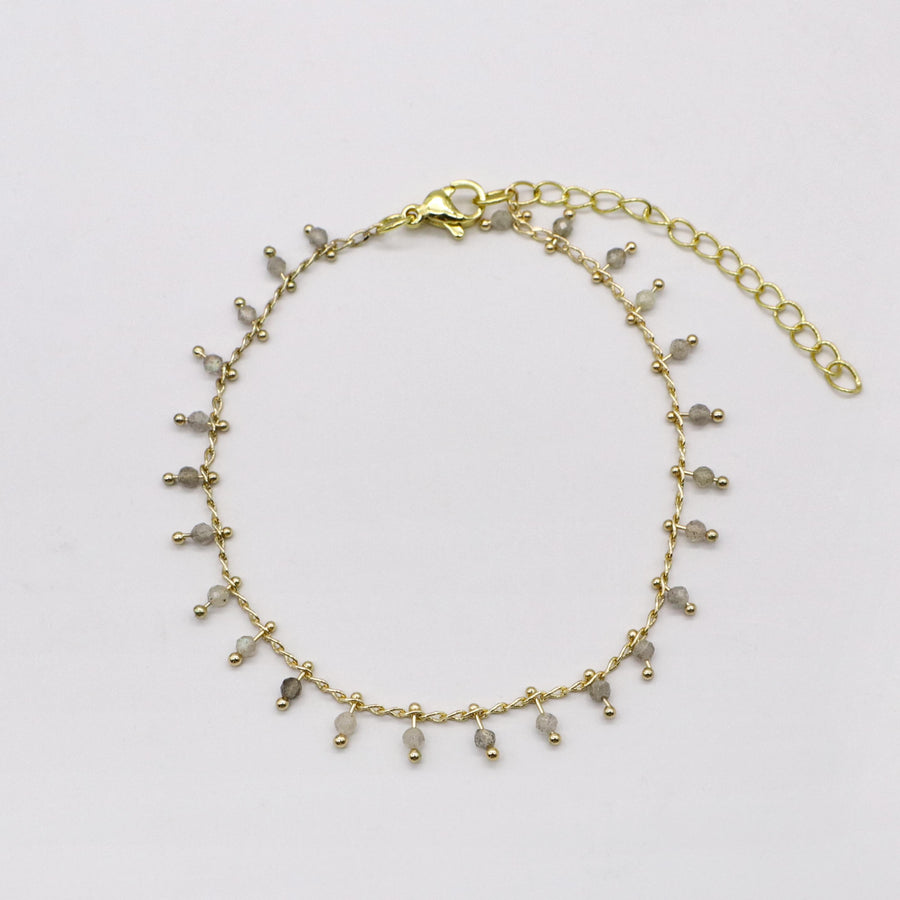 Summer Beach Holiday Crystal and Shell Charm Bracelet Set [B119]