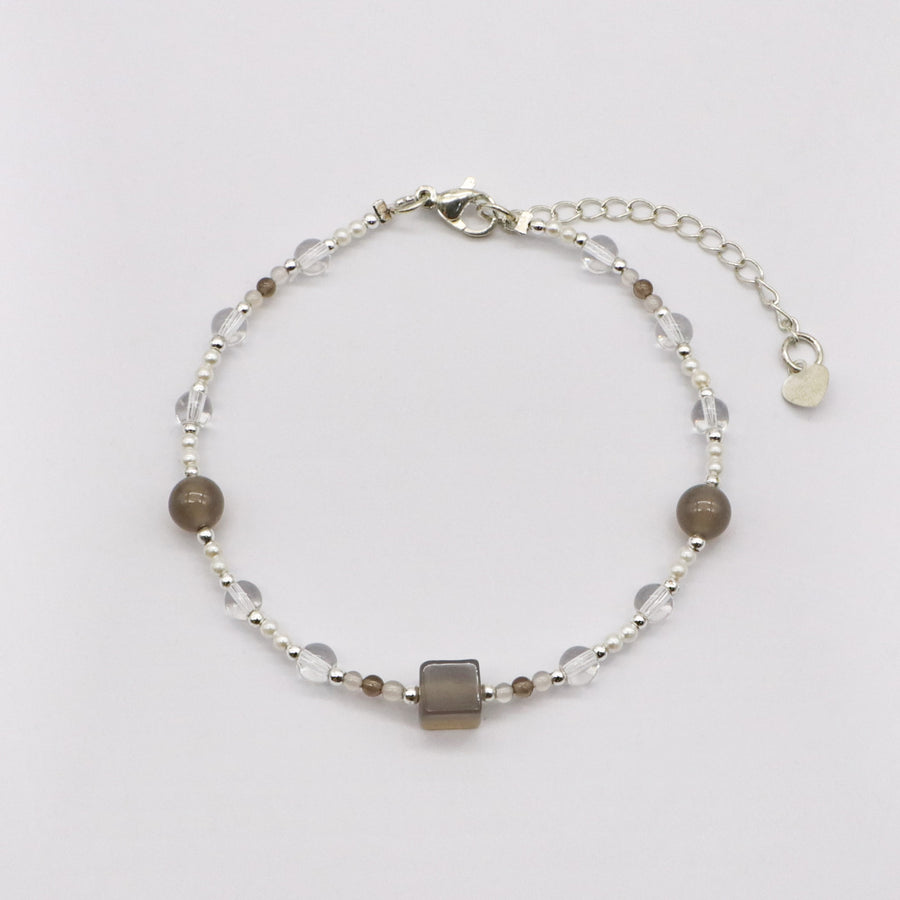 Trendy Minimalist Stone Bracelet Set for Girl [B133]