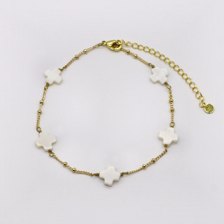 Boho Star Shell and Pearl Dream Team Bracelet Set [B126]