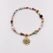Bohemia Bracelet Set with Multicolor Natural Stone Beads  [B157]