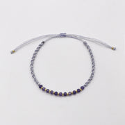 Boho Multicolor Natural Stone Layered Colorful Braided Bracelets [B134]
