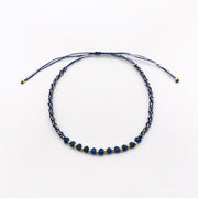 Boho Multicolor Natural Stone Layered Colorful Braided Bracelets [B134]