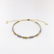 Bohemia CZ and Tiger Eye Bracelet   [B220]