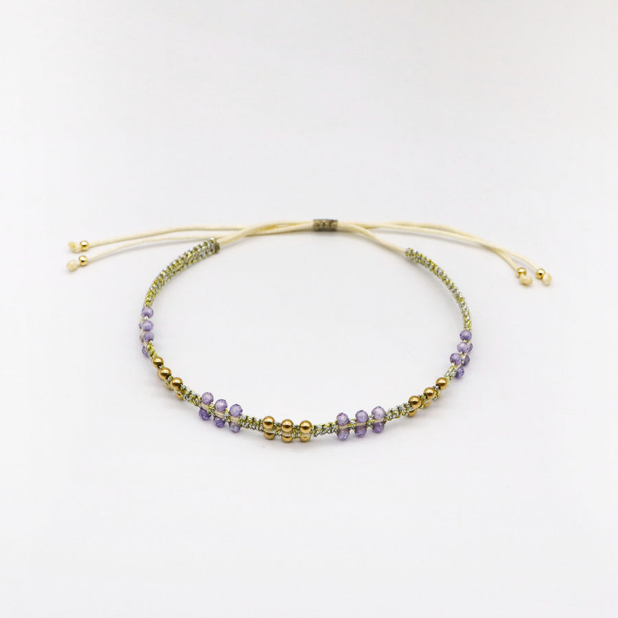 Bohemia CZ and Tiger Eye Bracelet   [B220]