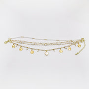 Heart Shap and Shell Doughnut Romantic Set Bracelet