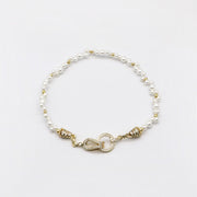 Elegant  High Quality Glass Imitation Pearl Bracelet [B148]