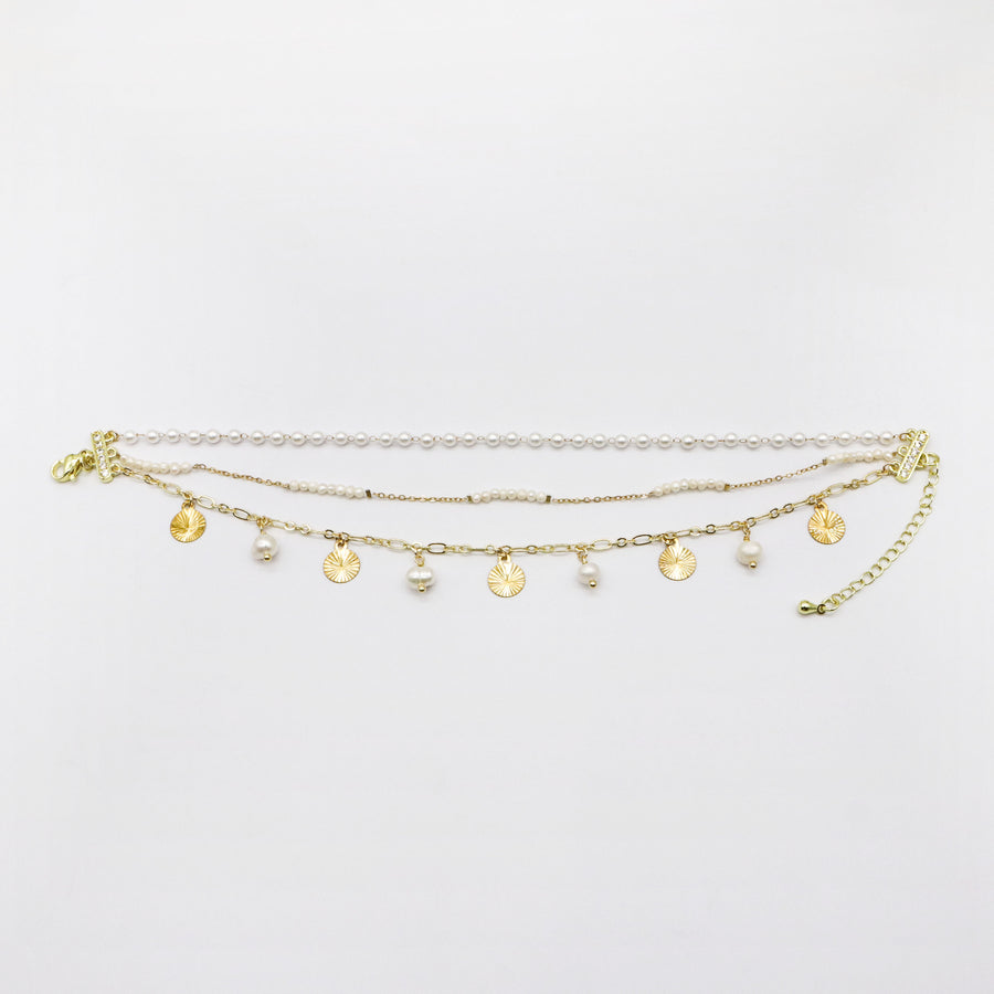 Summer Style Pearl Bracelet Set [B149]