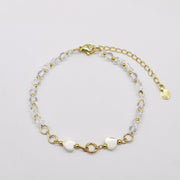 Ocean Series Pearl and Shell Bracelet [B153]