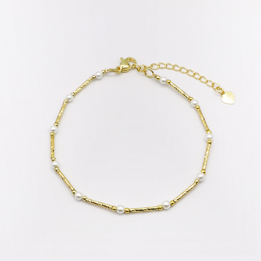 Ocean Series Pearl and Shell Bracelet [B153]