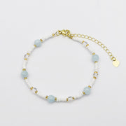 Ocean Series  and Bling-Bling Zircon Gold Plated Bracelet Shell Charms [B154]