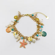 Evil Eye Shell Bracelet and Ocean Series Brcelet [B156]