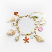 Alxa Abacus Beads Bracelet and Ocean Element Bracelet [B161]