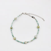 Lucky Elephant Bracelet Made with Multicolor Natural Stones [B168]