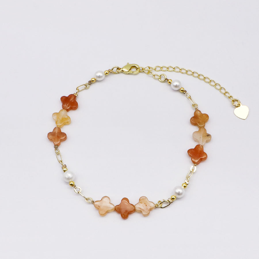 Simple and Fashionable Metal Gemstone Bracelet [B169]