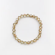 Boho Plated Shinny Glass Bead Bracelet Set  [B170]