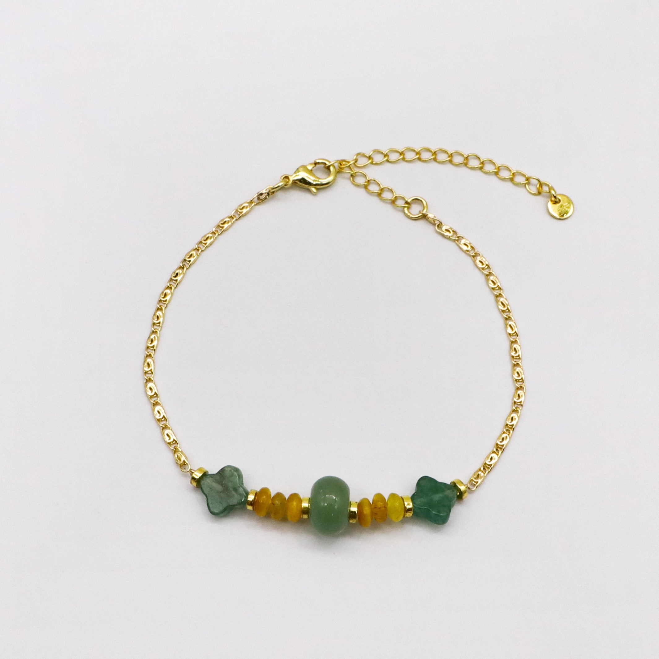 Cool Green Aventurine Bracelet  [B176]