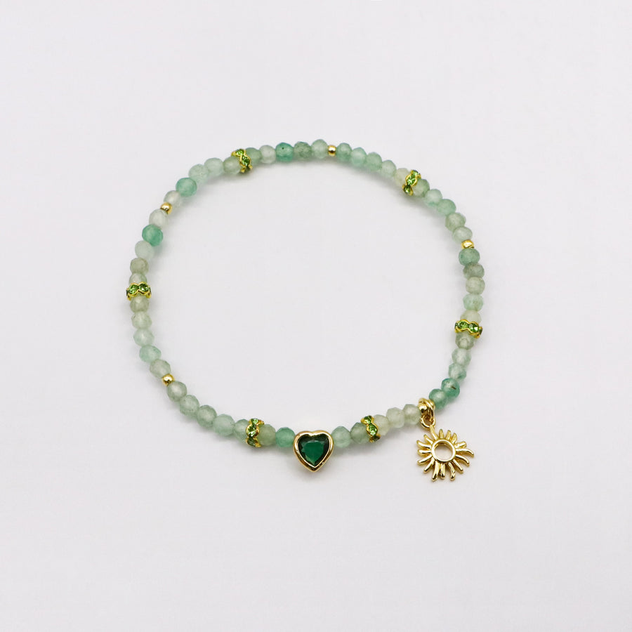 Cool Green Aventurine Bracelet  [B176]