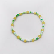 Refreshing Tropical Green Stone Bracelet [B225]