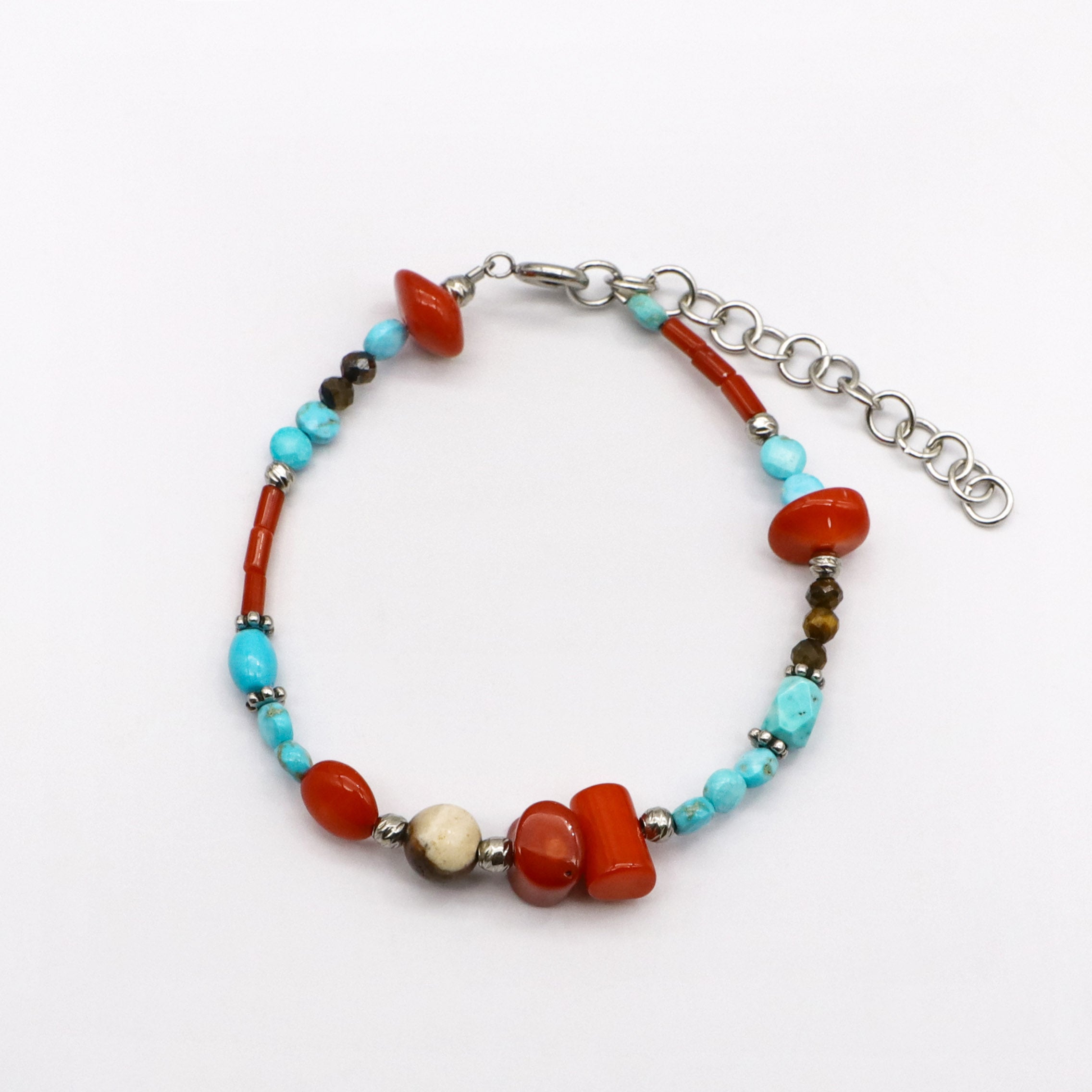 Natural Stone Zang Nationality Style Bracelet [B197]