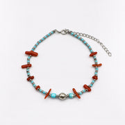 Natural Stone Zang Nationality Style Bracelet [B197]
